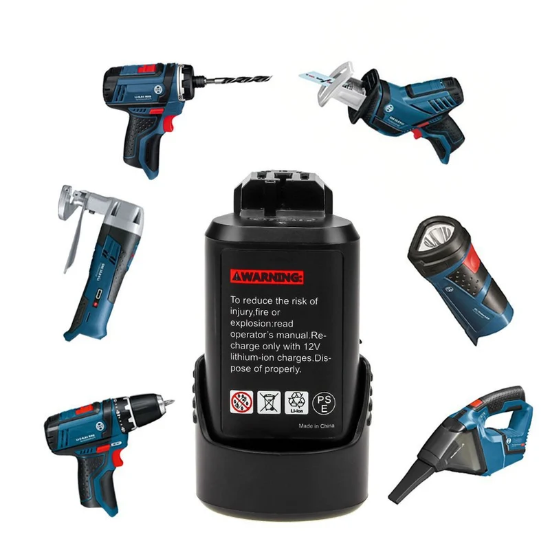 BAT411 Replacement Battery For Bosch 12V Cordless Tools 2.5Ah