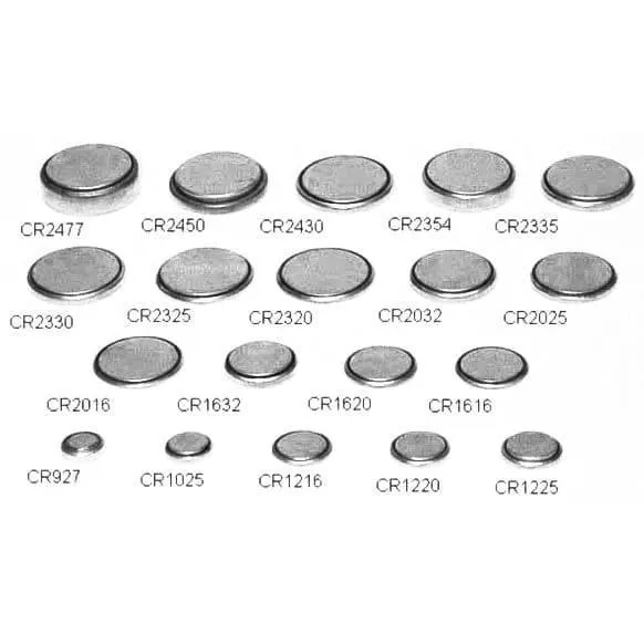 Piles Boutons 3V Lithium