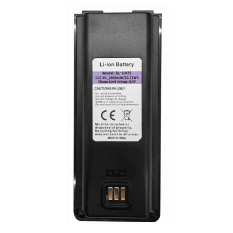 BL-UV25 Replacement Battery For BAOFENG UV25L 25M Radios