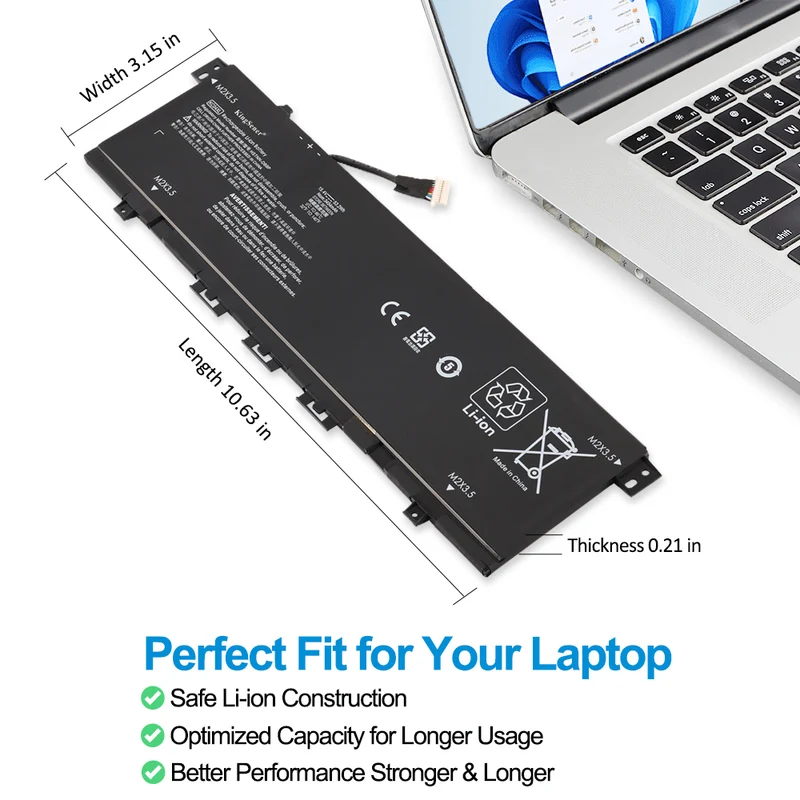 KC04XL Battery For HP Envy 13 AH Series 13-AH0010TX 13-AH0011TX Envy X360 13-AR Envy 13-AQ000 | EU Stock