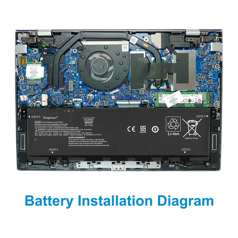 KC04XL Battery For HP Envy 13 AH Series 13-AH0010TX 13-AH0011TX Envy X360 13-AR Envy 13-AQ000 | EU Stock