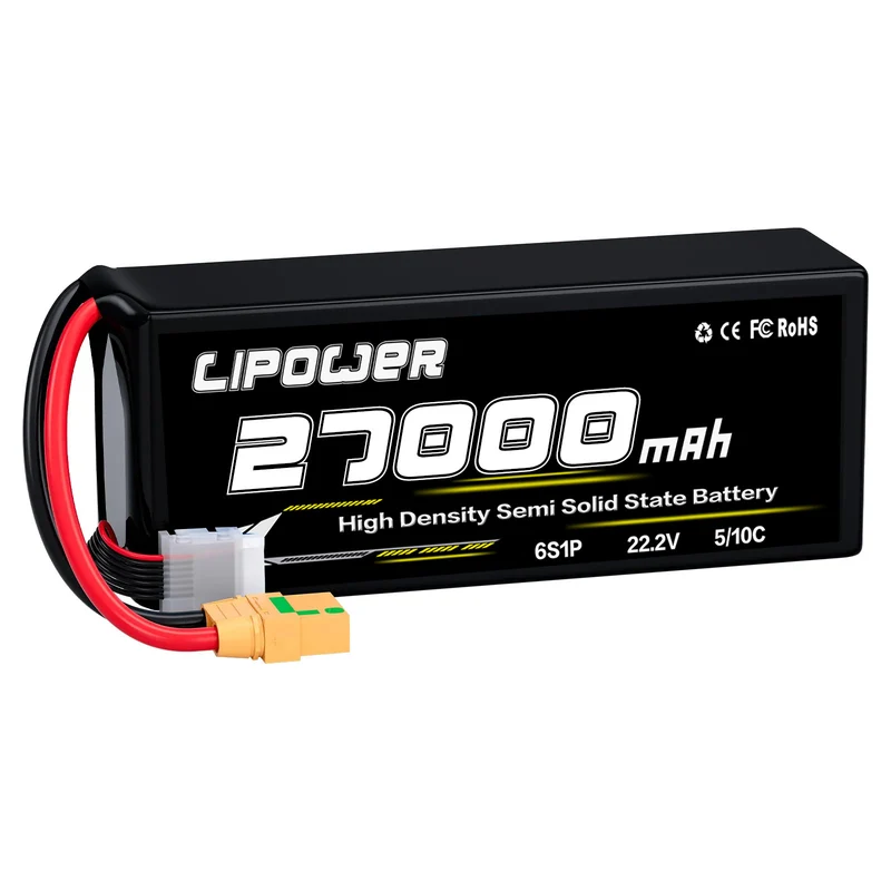 35000mAh 44.4V Semi-Solid Drone Battery — High-Performance Pack for Industrial Drones