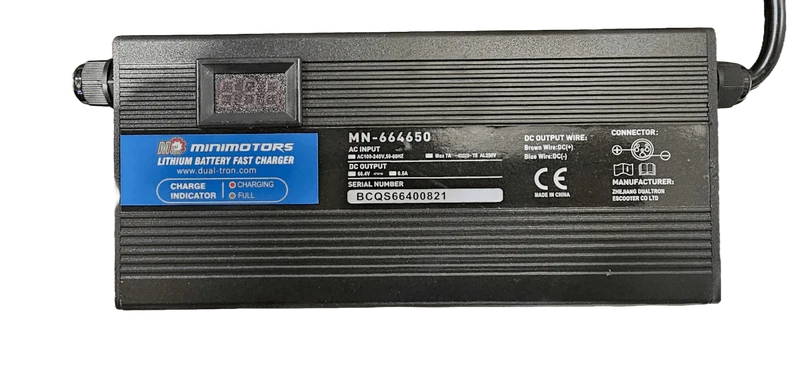 Chargeur Rapide Officiel Minimotors pour Batterie 60V de Trottinette Électrique (LP16-3)