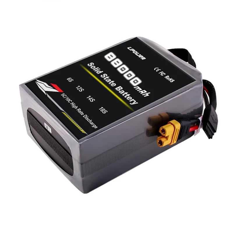 88000mAh 66.6V Semi-Solid UAV Battery — Extreme Energy Density for Professional and Military Drones