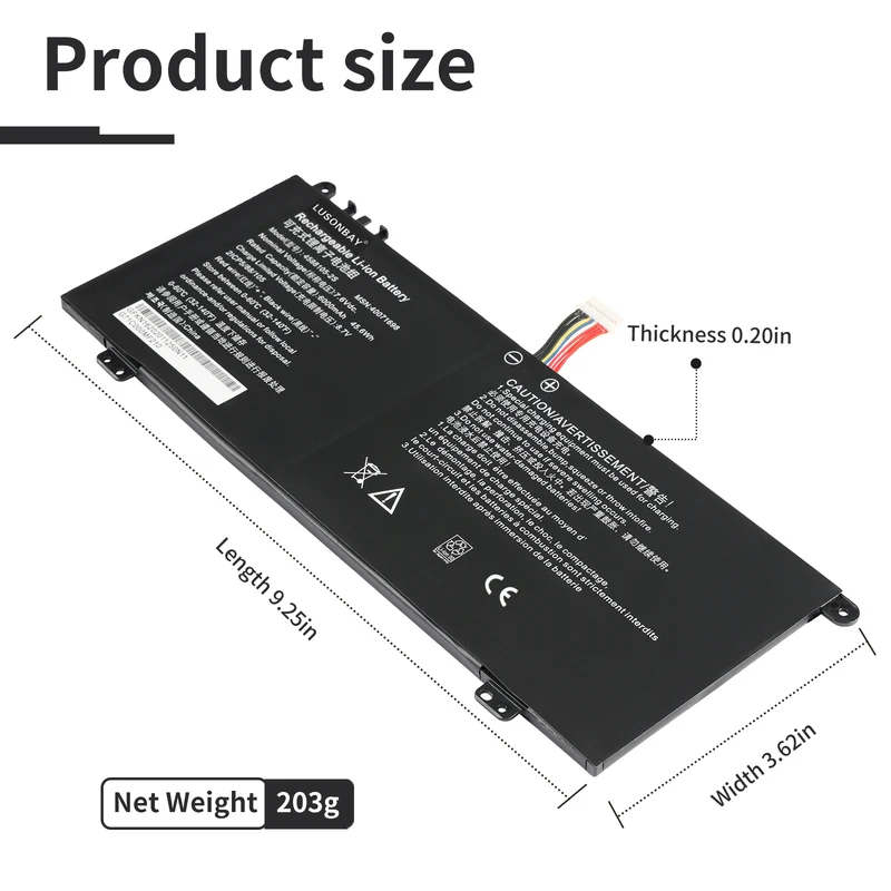 4588105-2S 4588106-2S Laptop Battery For Medion Akoya E15403 Dynabook Satellite Pro C50-E-105 | LUSONBAY