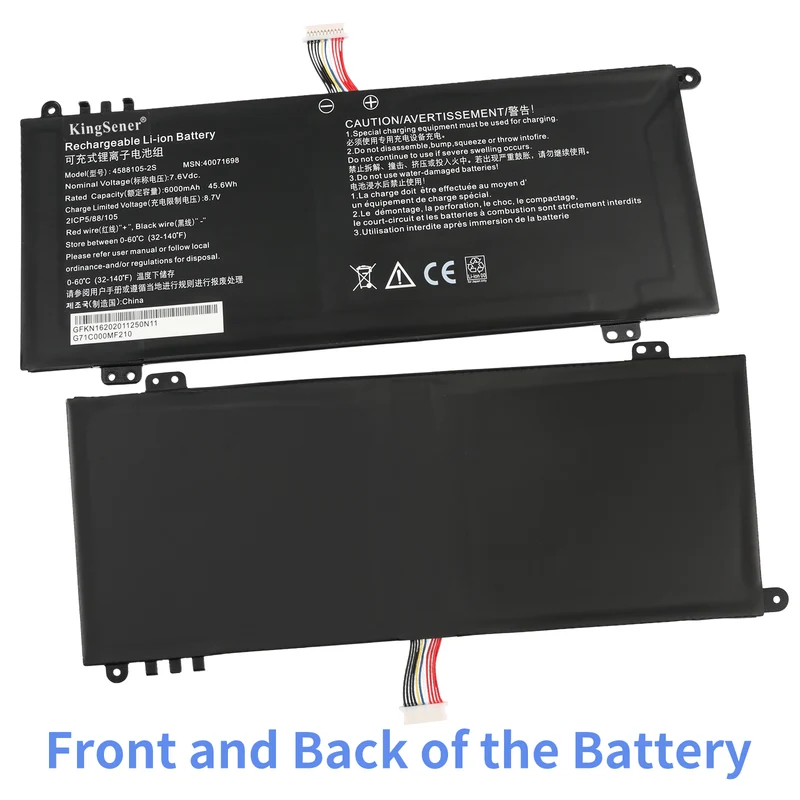 4588105 40075307 45.6WH Battery for WinBook CW140 MEDION S4403 S4402 S4401