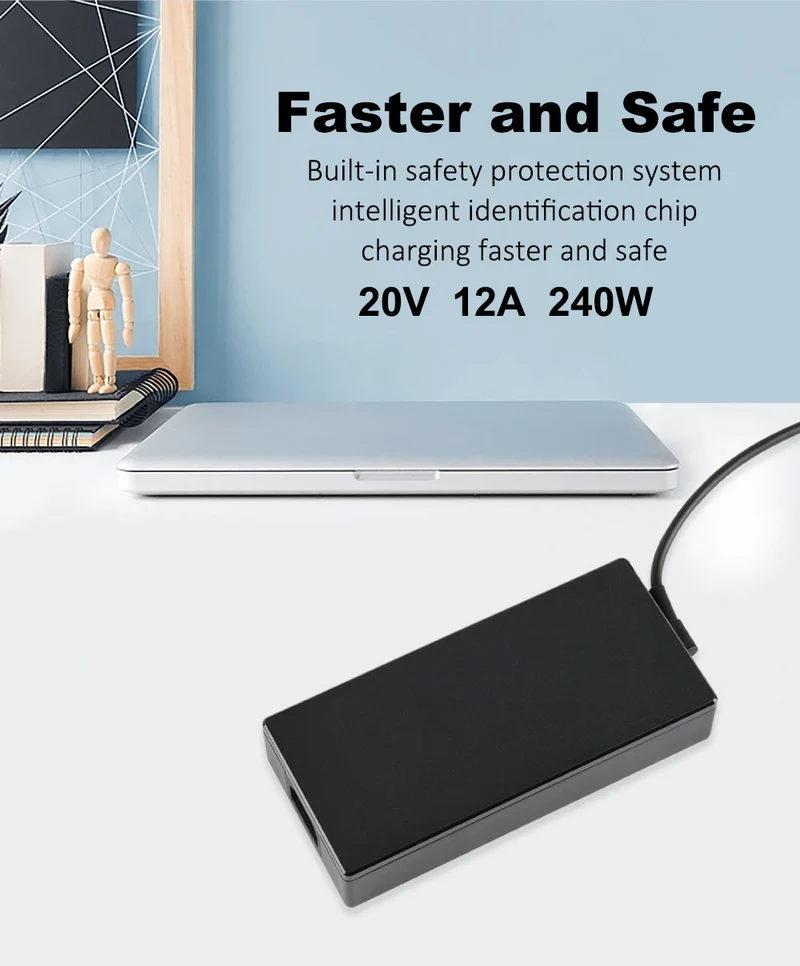 20V 12A 240W 6.0X3.7mm AC Adapter For ASUS ROG Zephyrus S15 S17 M16 For ZenBook Pro Duo Series