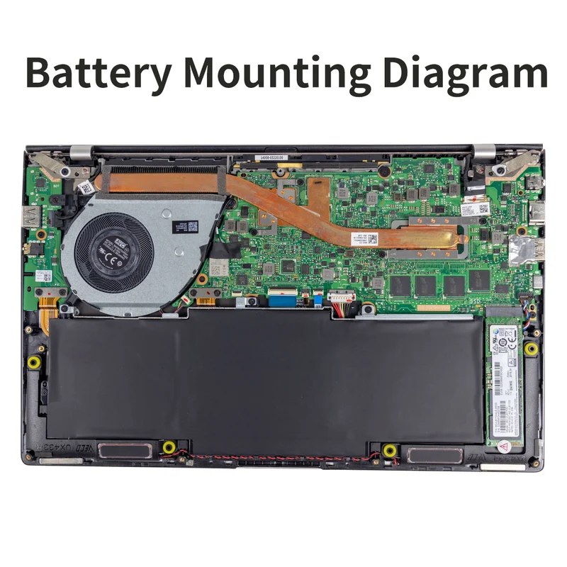 C31N1811 Laptop Battery For ASUS Zenbook 14 UX433FN UX433FA UX433FX LUSONBAY | EU Stock