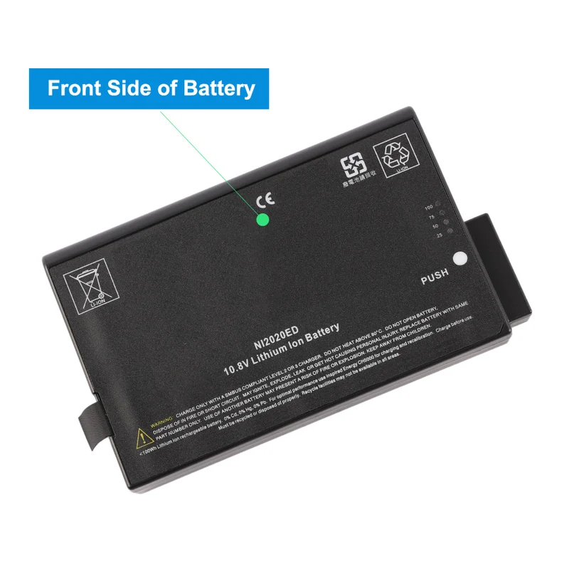 Replacement Instrument Battery for Agilent Inspired Energy NI2020ED NI2020OL24