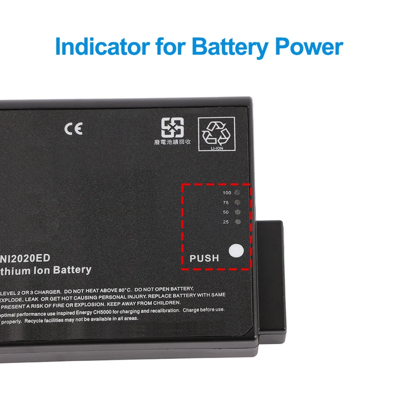 Replacement Instrument Battery for Agilent Inspired Energy NI2020ED NI2020OL24