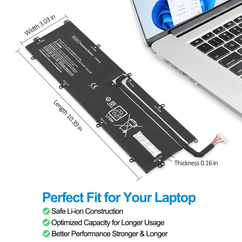 BV02XL Laptop Battery For HP ENVY X2 Detachable 13 Series HSTNN-IB6Q