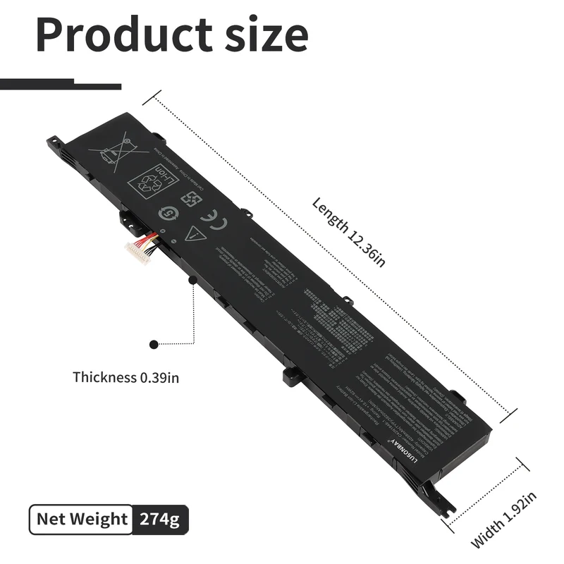 C42N1846-1 Laptop Battery For ASUS ZenBook Pro Duo UX581 Series 0B200-03490000 | EU Stock