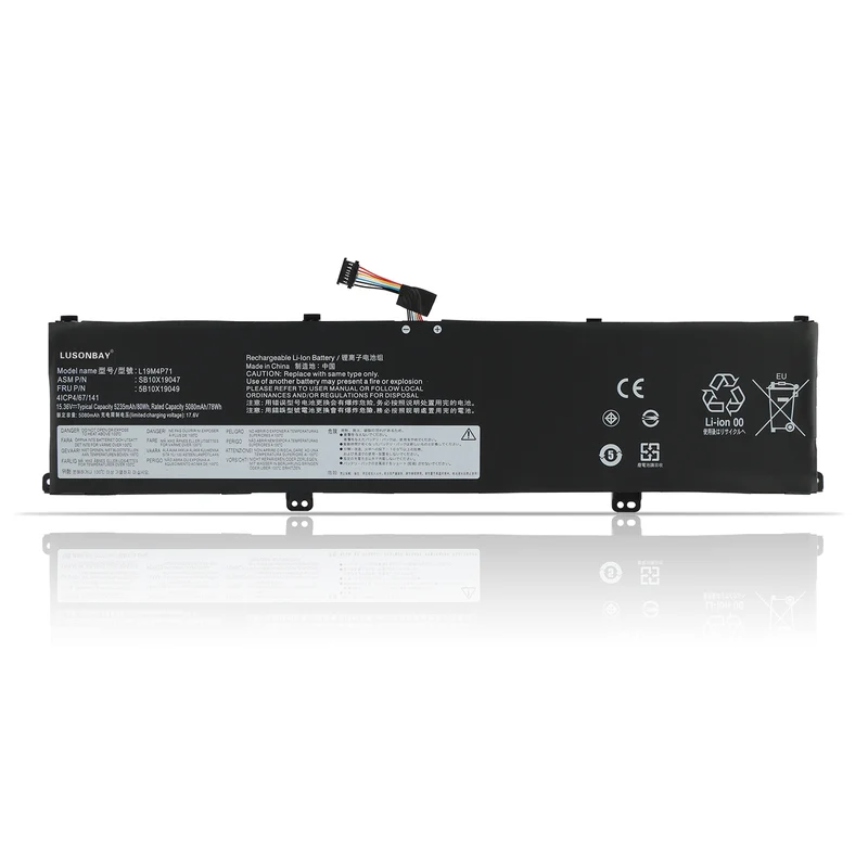 L19M4P71 Laptop Battery For Lenovo ThinkPad P1 Gen 3 X1 Extreme Gen 3 Series Notebook | LUSONBAY