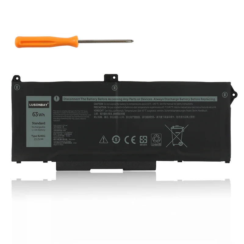 RJ40G Laptop battery For Dell Precision 3560 Series 01K2CF 075X16 | LUSONBAY