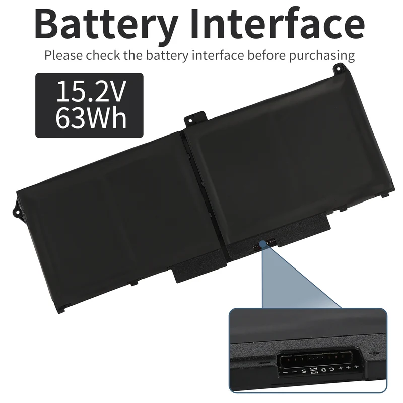 RJ40G Laptop battery For Dell Precision 3560 Series 01K2CF 075X16 | LUSONBAY