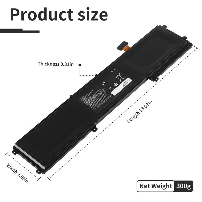 BETTY4 battery for Razer Blade 2016 14 inch V2 Series RZ09-0195 RZ09-0165 | LUSONBAY