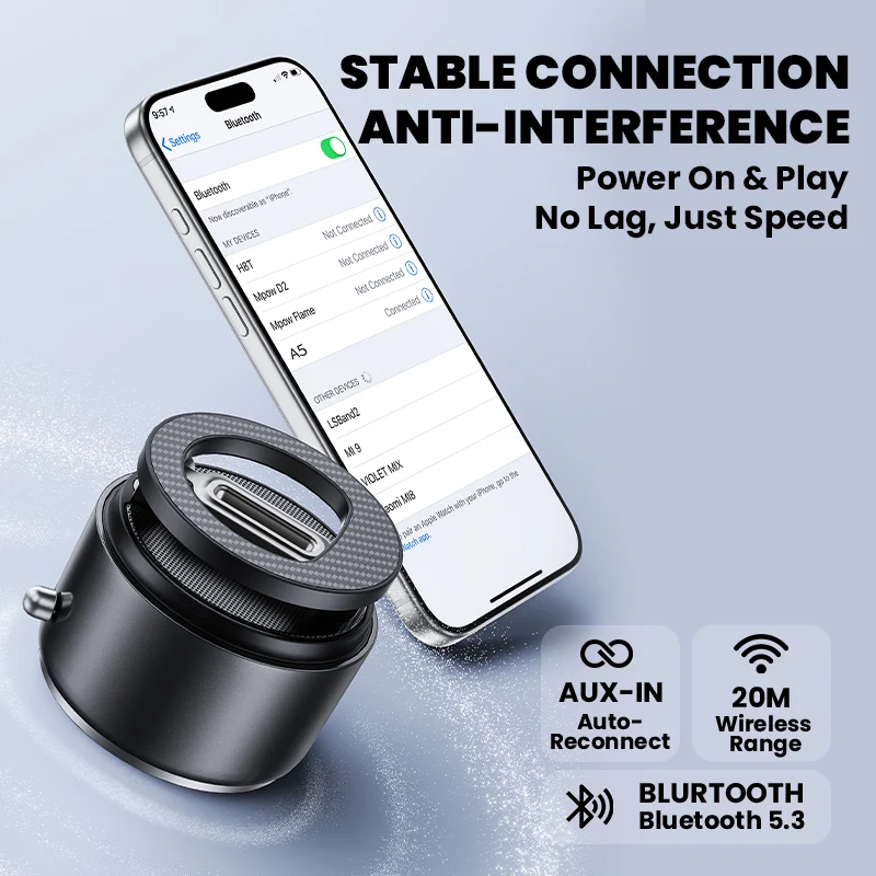 Smart 360° Auto Tracking Car Phone Mount | Wireless Charging Voice Control Foldable & Portable Design