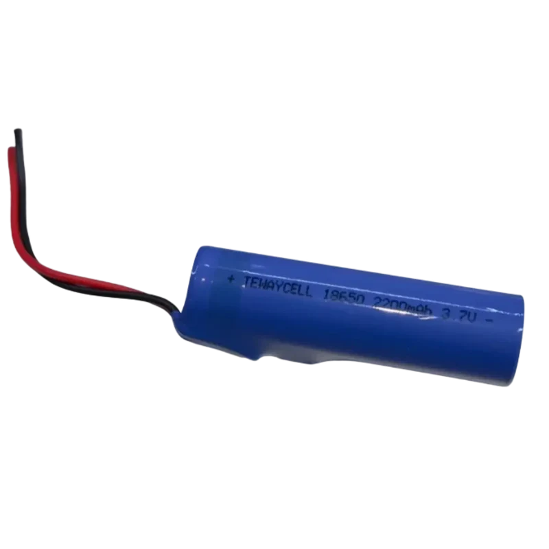 Batterie Li-ion 18650 3.7V 2200mAh avec BMS – Cellule Rechargeable 2A