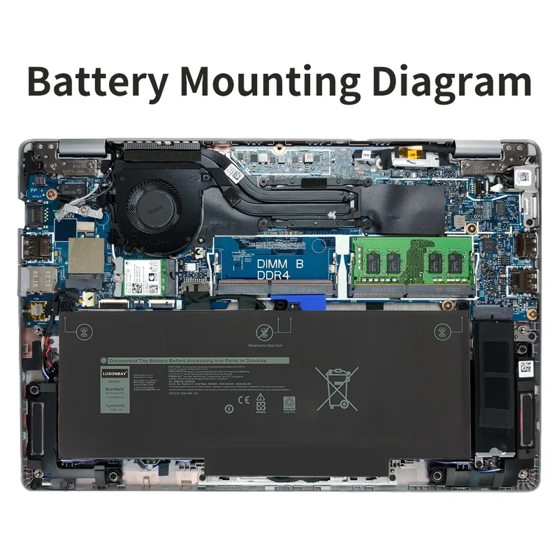 MXV9V For Dell Latitude 13 5300 5310 7300 7400 Dell Latitude 13 5300 2-in-1 LUSONBAY | EU Stock