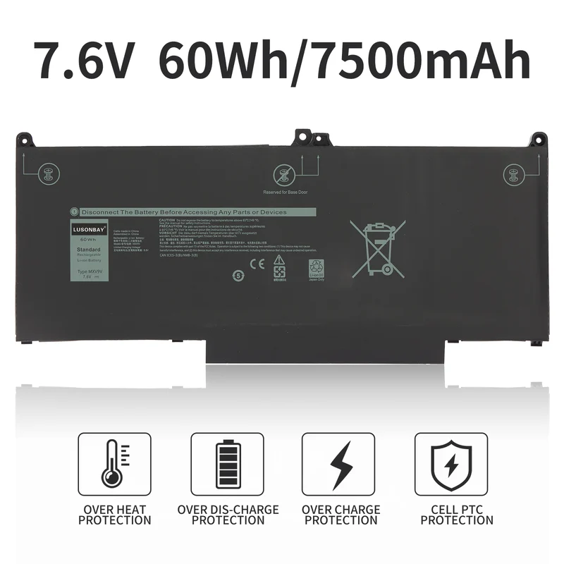 MXV9V For Dell Latitude 13 5300 5310 7300 7400 Dell Latitude 13 5300 2-in-1 LUSONBAY | EU Stock