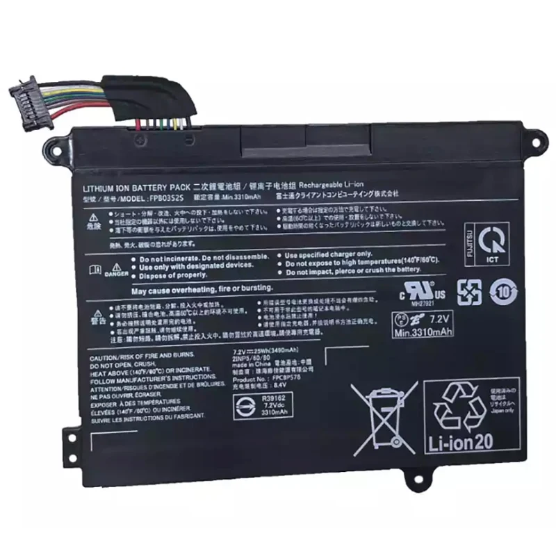 FPCBP578 Replacement Battery For Fujitsu CP785911-01 Laptop