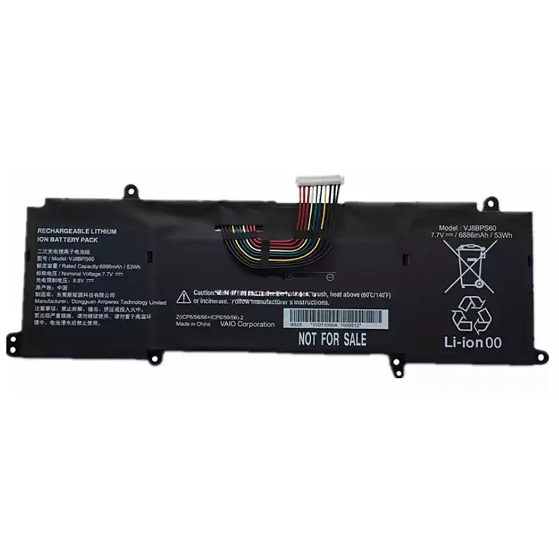 VJ8BPS60 Replacement Battery For Sony VAIO Z 14.0 Inch VAIO Z Series