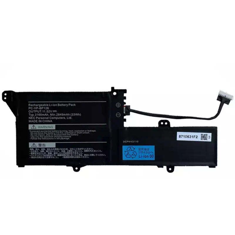 PC-VP-BP120 Replacement Battery For NEC Lavie GN10R7