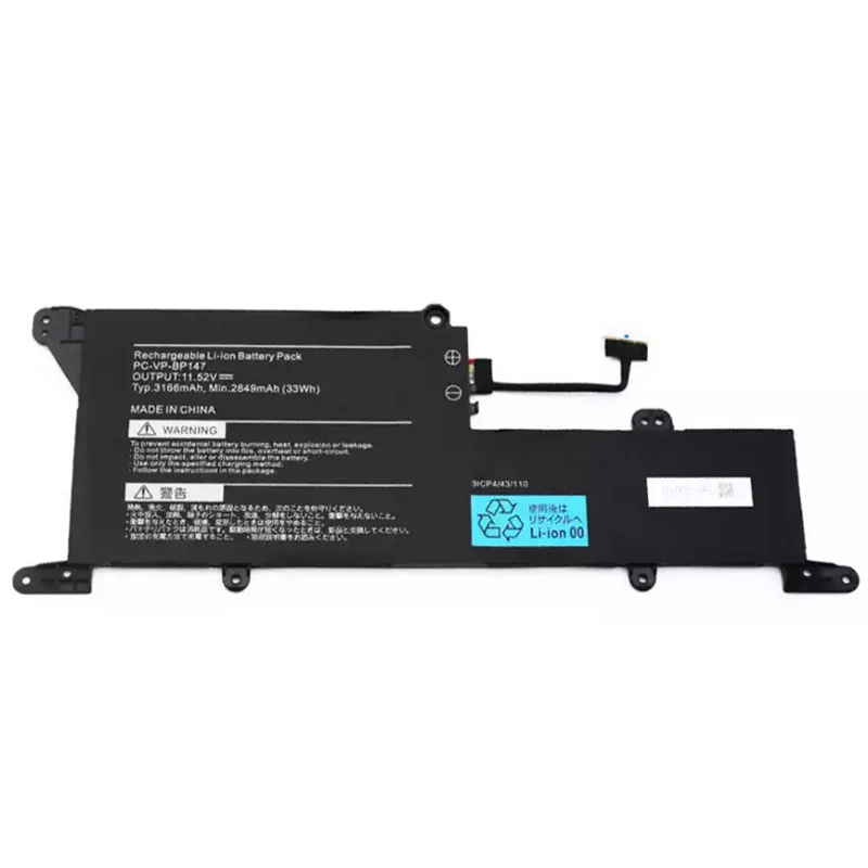 Replacement Laptop Battery For NEC PC-VP-BP147 Series