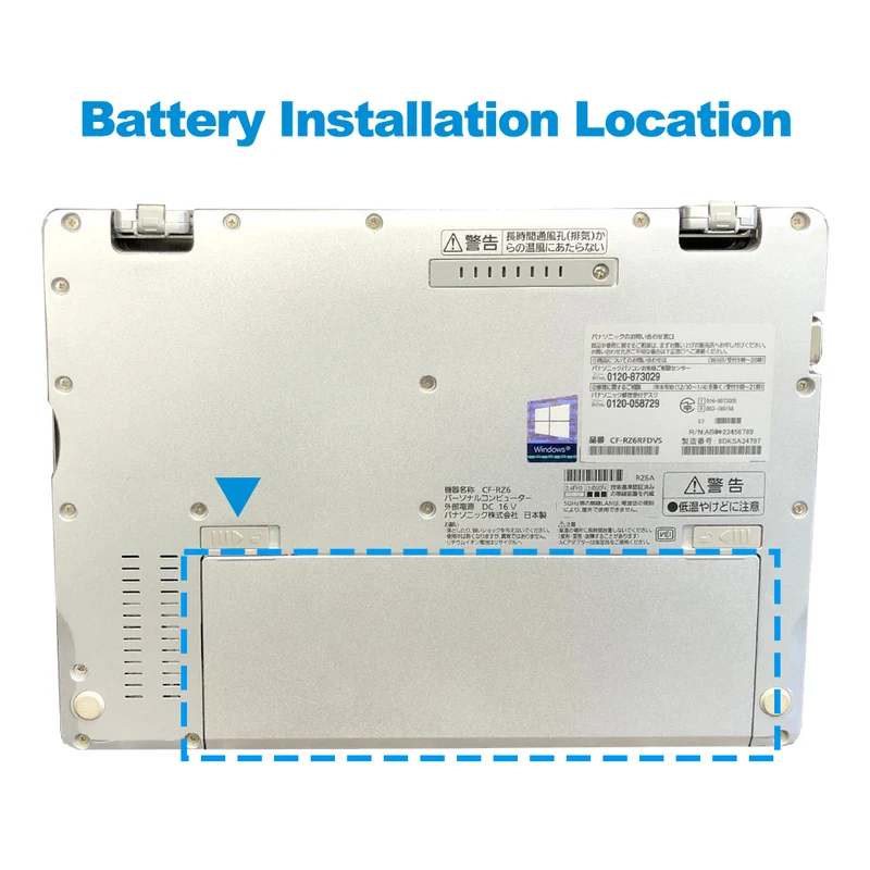 CF-VZSU0EJS Replacement Battery For Panasonic ToughPad FZ-Q1 CF-RZ4 CF-RZ5 CF-RZ6 Serie