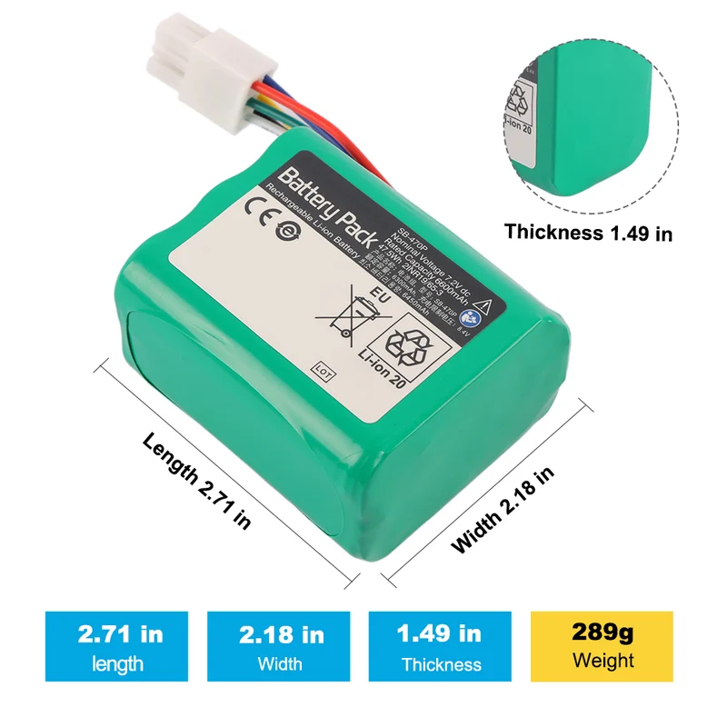 SB-470P Rechargeable Li-ion Battery For Nihon Kohden Vismo PVM-4763 PVM-4000 PVM-4761