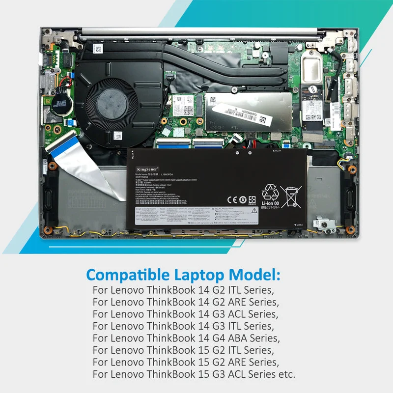 L19M3PDA Replacement Battery For Lenovo ThinkBook 15 G2 ITL/ARE Series