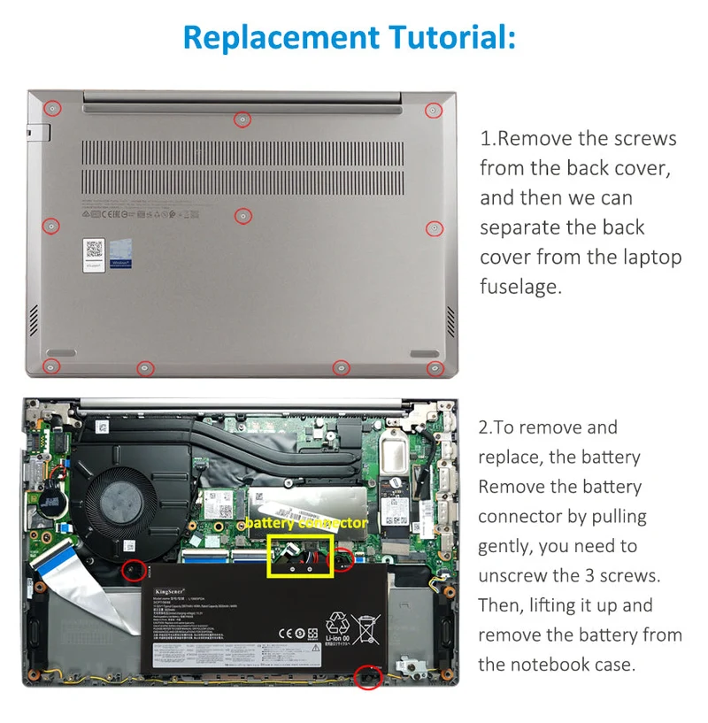 L19M3PDA Replacement Battery For Lenovo ThinkBook 15 G2 ITL/ARE Series