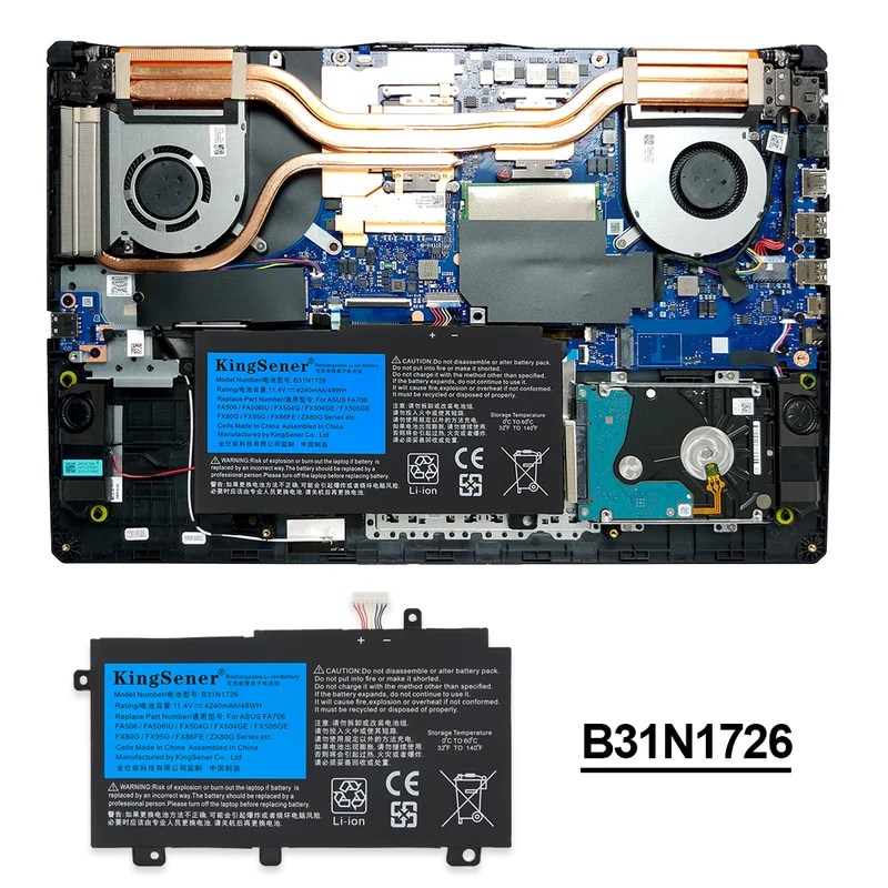 B31N1726 Laptop Battery for ASUS FX80GD FX80GE FX80GM