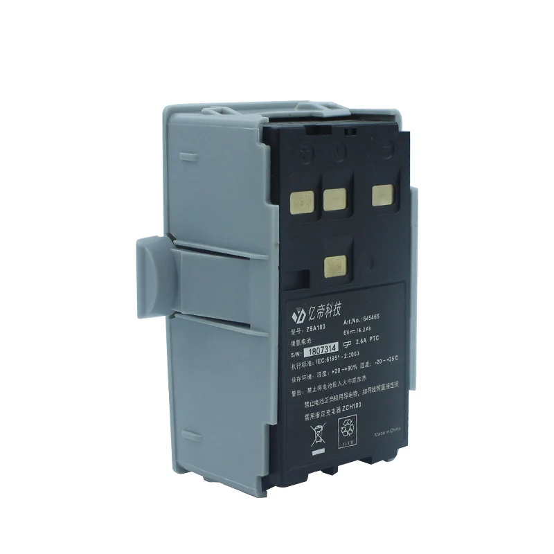 ZBA-100 Replacement Battery For Geomax ZTS602 ZTS602S ZTS602LR Series Total Station