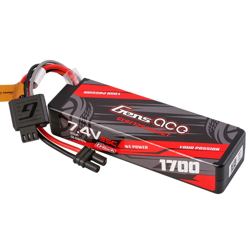 Gens Ace Accu lipo G-Tech 7.4v 1700mAh 35C EC2 Arrma Grom