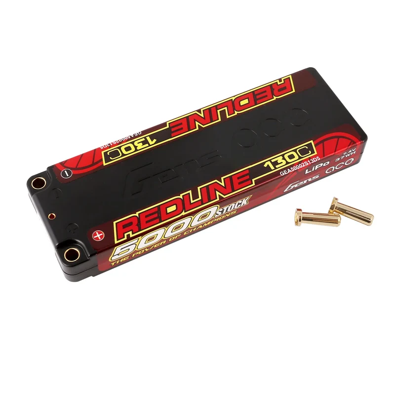 Gens Ace Redline 1.0 Accu lipo LCG 7.4v 5000mah 130C 2S1P