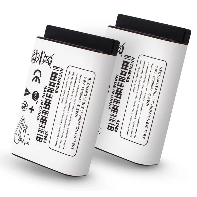 NNTN4655B Replacement Battery For Motorola DTR410 DTR510 Radios
