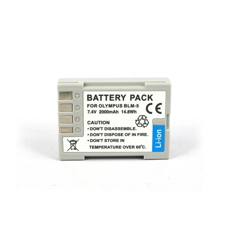 BLM-5 Replacement Camera Battery For Olympus PS-BLM5 BCM-5 E-3 E-30 E-5 E-520