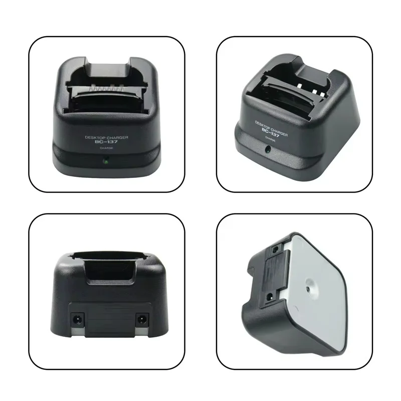 BC-137 Walkie Talkie Charger For ICOM IC-A24 A24E IC-F3 V8 U82