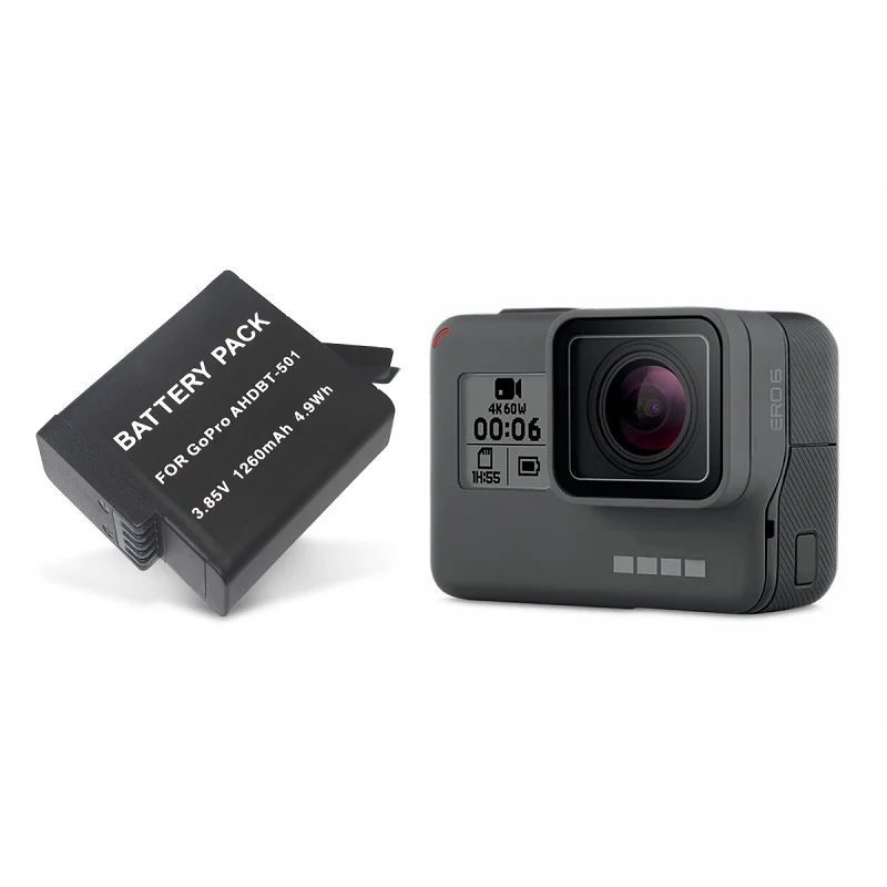 AHDBT-501 Replacement Camera Battery For GoPro Hero 5 6 7