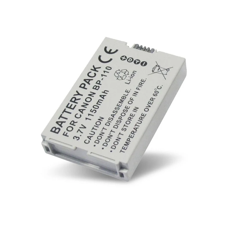 BP-110 Replacement Camera Battery For Canon Legria HF R26 R28 R206 R208