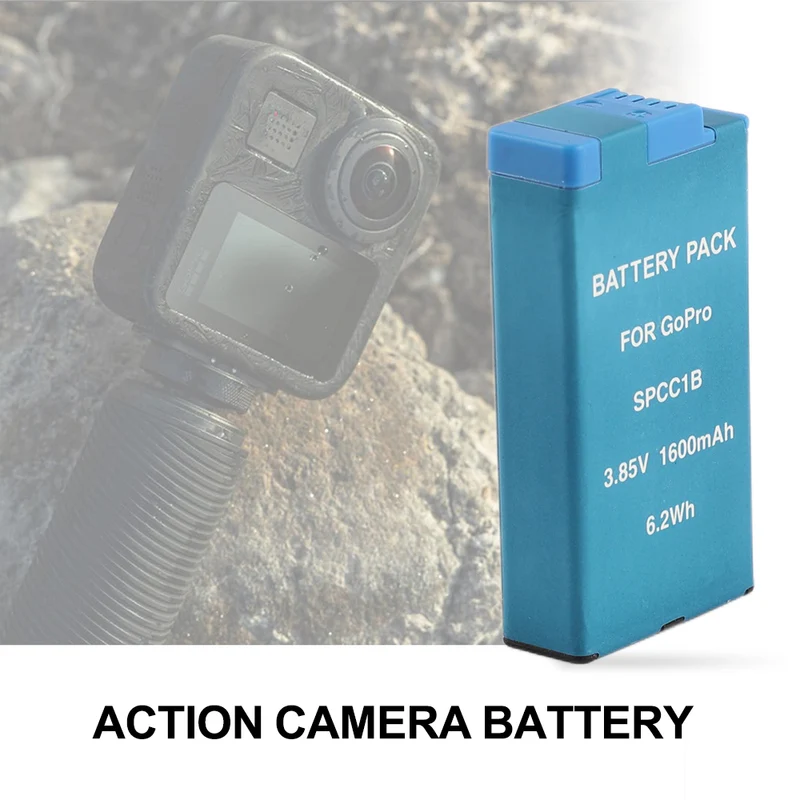 SPCC1B Replacement Battery For 360° Action Camera GoPro MAX