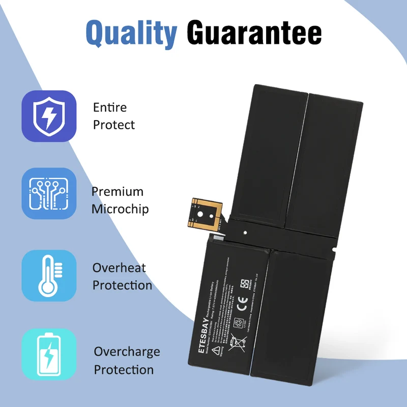 G3HTA038H DYNM02 Laptop Battery for Microsoft Surface Pro 5 1796 Series Tablet | CA Stock