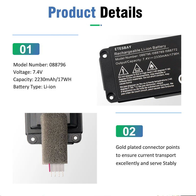088796 088789 088772 080841 Bluetooth Speaker Wireless Battery For BOSE Soundlink Mini 2 | CA Stock