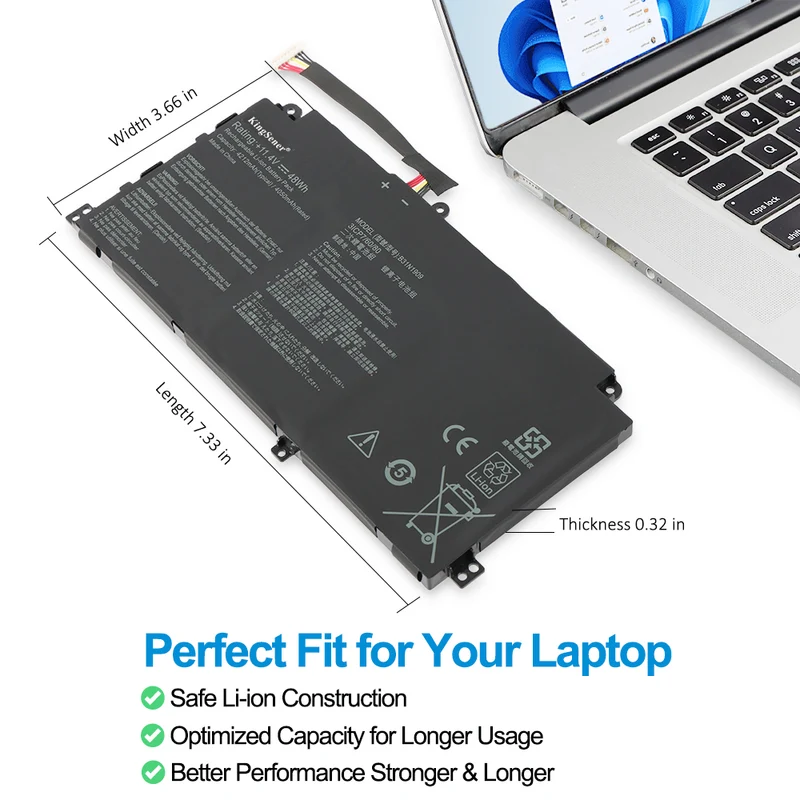 B31N1909 Laptop Battery For Asus ExpertBook P2 P2451 P2451F P2451FA