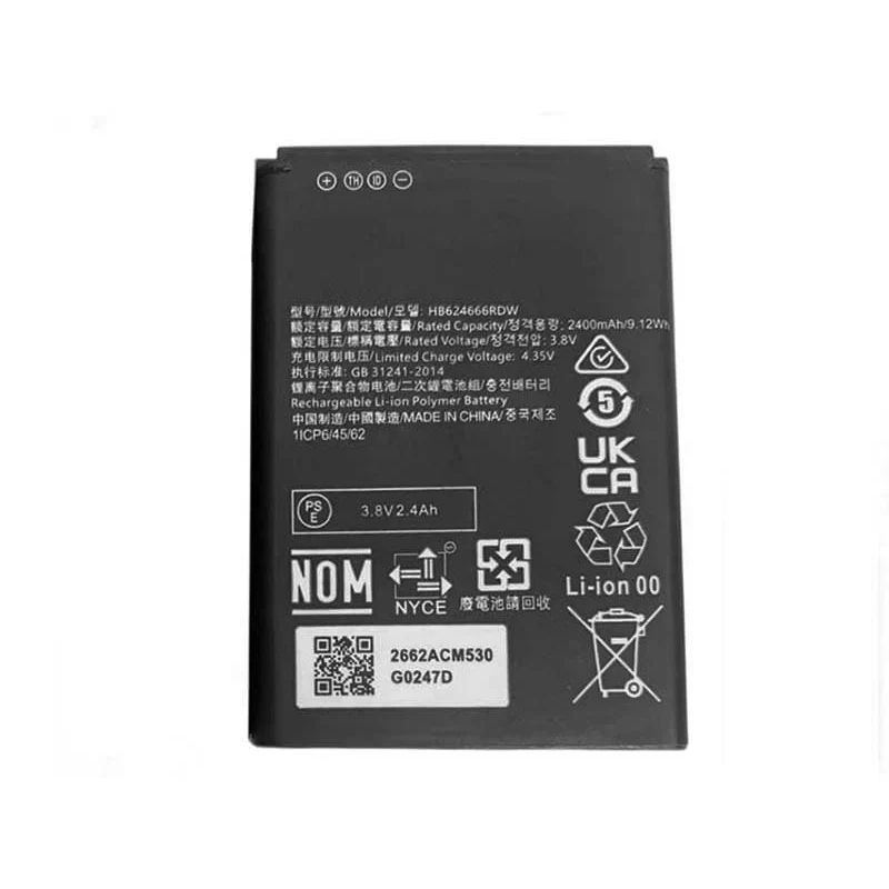HB624666RDW Replacement Battery For HUAWEI E5783 E5783B-230