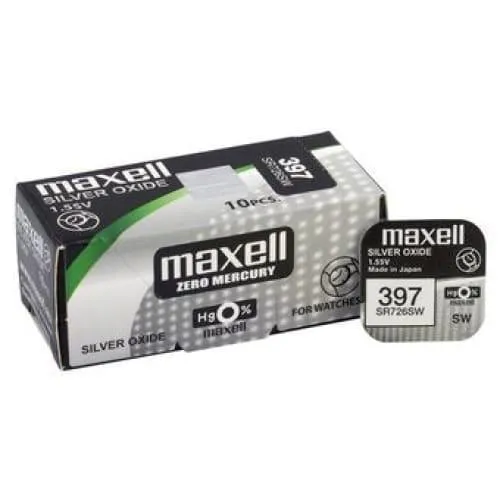 Piles Bouton Montre Oxyde d’Argent 1.55V SR315 à SR399 – Maxell / Varta