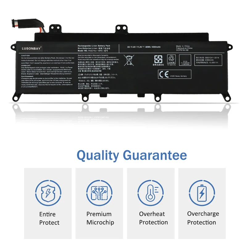 PA5278U-1BRS Laptop battery For Toshiba Portégé X30-D-123 X30-E X30-F LUSONBAY | EU Stock