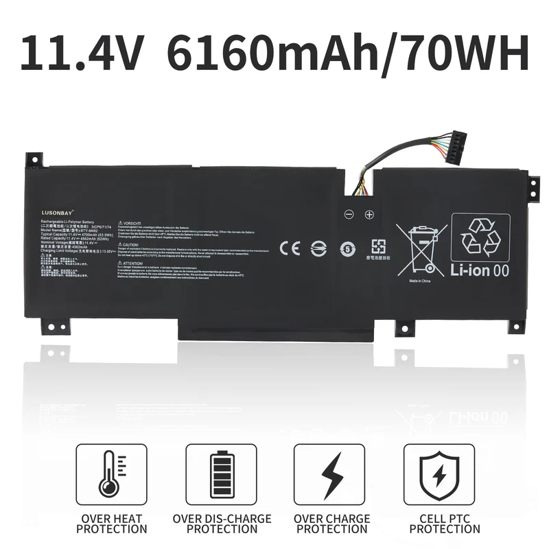 BTY-M492 Laptop Battery For MSI Crosshair 15 A11UCK/A11UDK/A11UEK | LUSONBAY