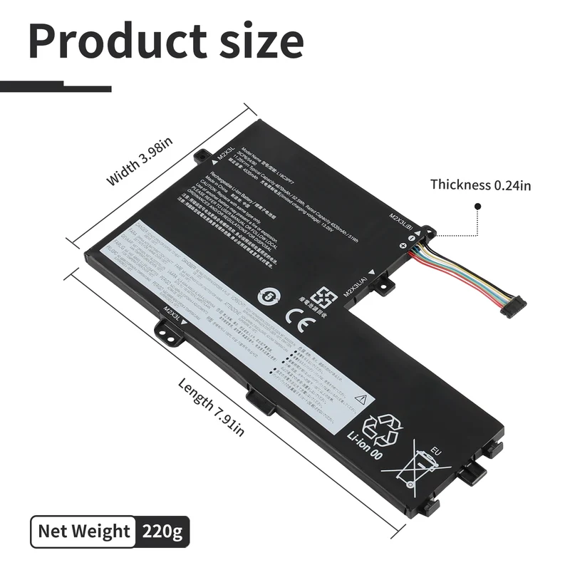 L18C3PF7 Battery For Lenovo IdeaPad C340-15IIL C340-15IWL Series | EU Stock